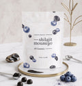 Sachet de 60 gummies Shilajit Moumiyo saveur myrtille